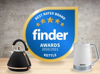 Best rated brand 5 stars Finder awards 2020 to 2021 in kettle category