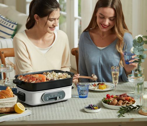 Multifunction Cooking with Hot Pot accessory
