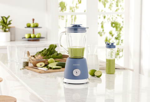 Boutique Thunder Blue Blender with Juice